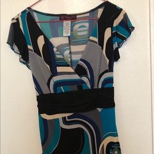 Abstract Design Dress